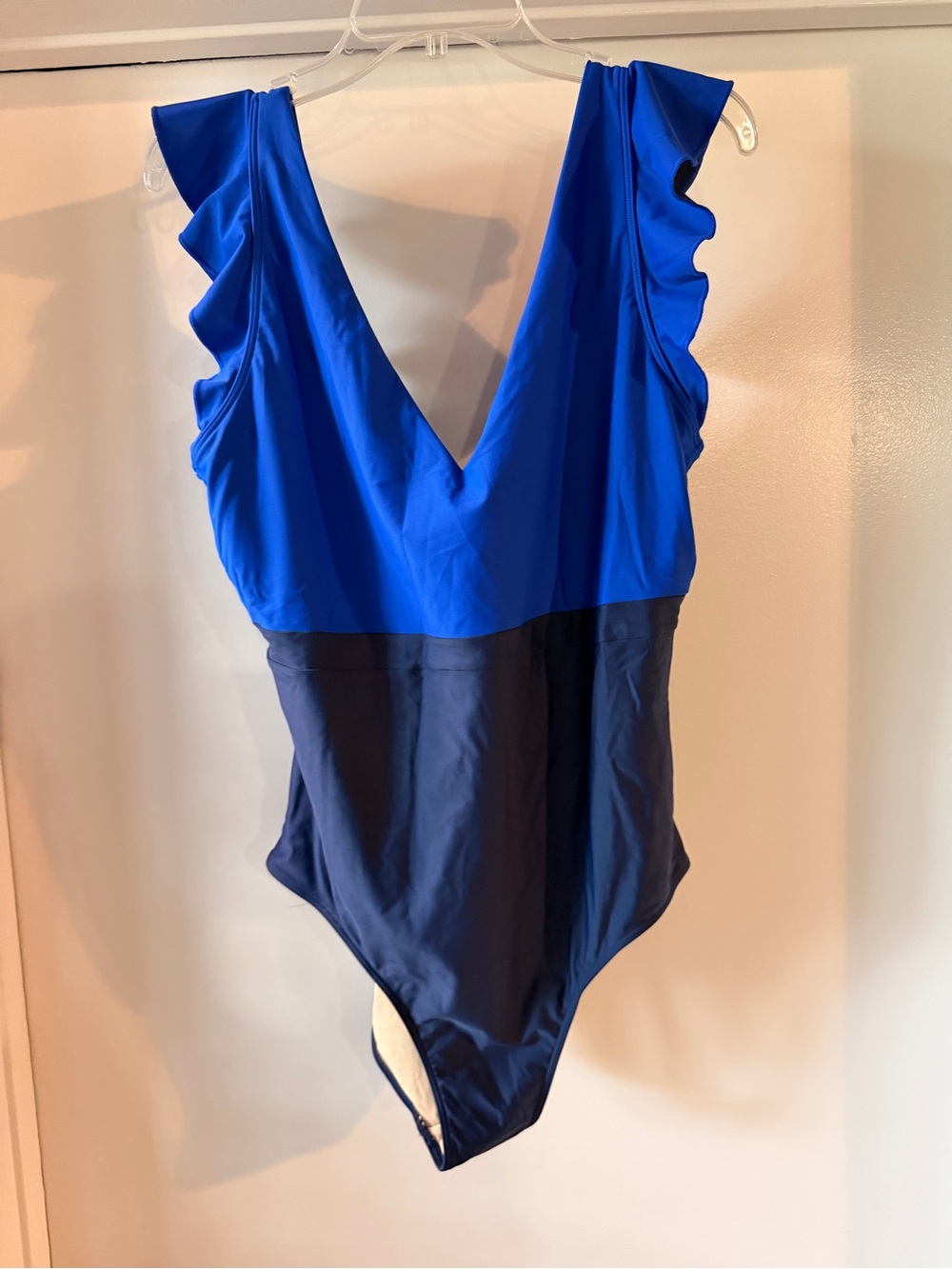 Summersalt Colorblock Ruffle One Piece Swimsuit  Size 18